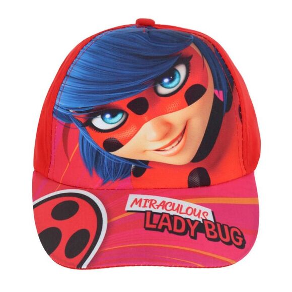 Textiel Trade Girl's Miraculous Lady Bug Baseball Cap - Picture 1 of 3